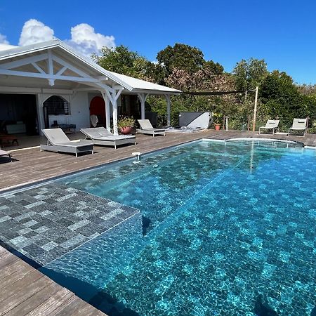 Villa Deluxe L'Hacienda Villa Vue Mer 180 Piscine Jacuzzi Proche Plage Marina Golf Pointe Des Chateaux Et Casino Jardin Clos Voyage Durable Saint-Francois  Exterior foto