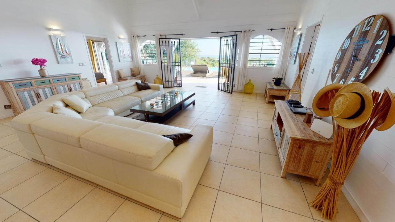 Villa Deluxe L'Hacienda Villa Vue Mer 180 Piscine Jacuzzi Proche Plage Marina Golf Pointe Des Chateaux Et Casino Jardin Clos Voyage Durable Saint-Francois  Exterior foto