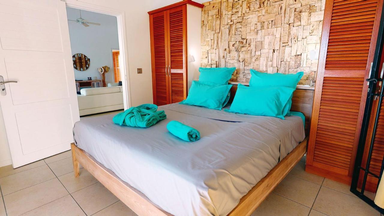 Villa Deluxe L'Hacienda Villa Vue Mer 180 Piscine Jacuzzi Proche Plage Marina Golf Pointe Des Chateaux Et Casino Jardin Clos Voyage Durable Saint-Francois  Exterior foto