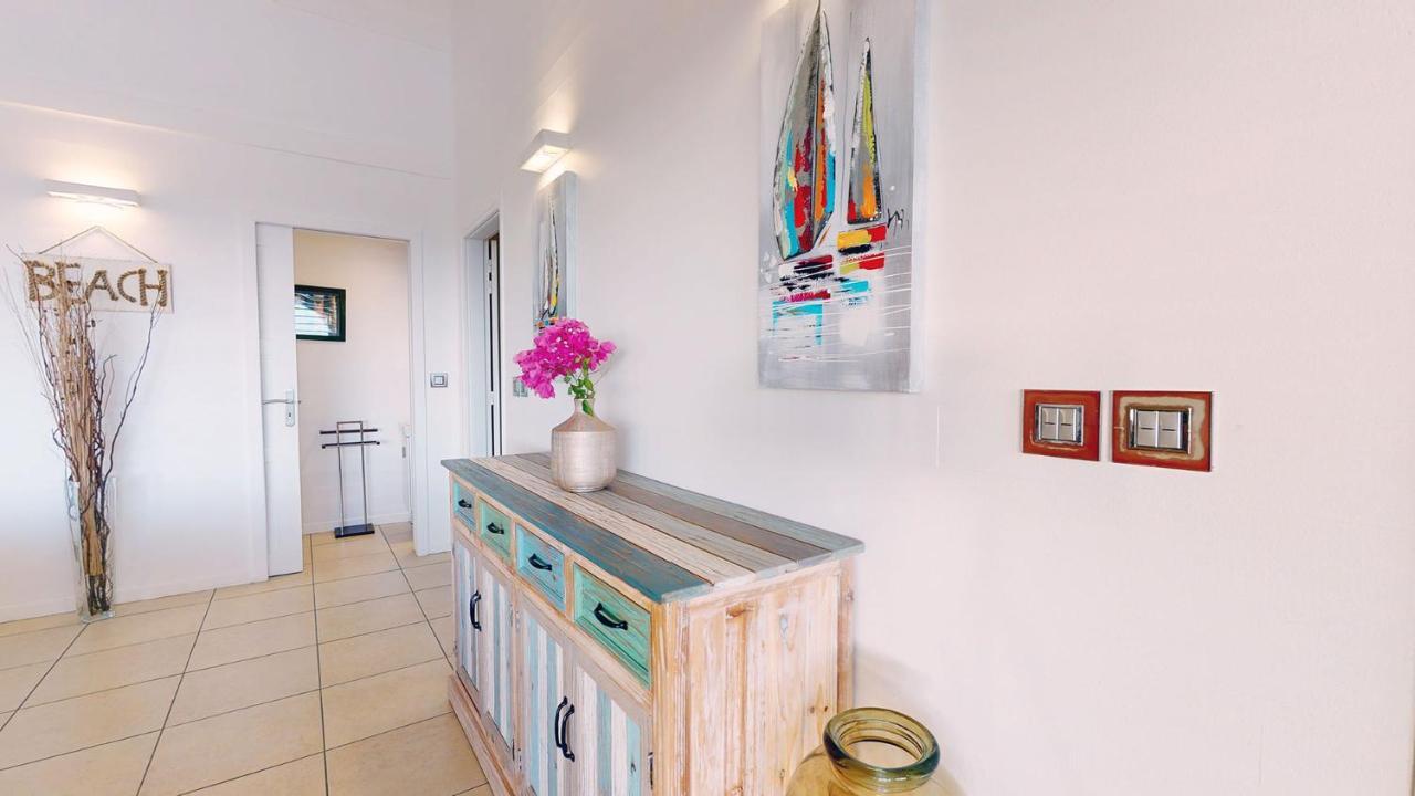 Villa Deluxe L'Hacienda Villa Vue Mer 180 Piscine Jacuzzi Proche Plage Marina Golf Pointe Des Chateaux Et Casino Jardin Clos Voyage Durable Saint-Francois  Exterior foto