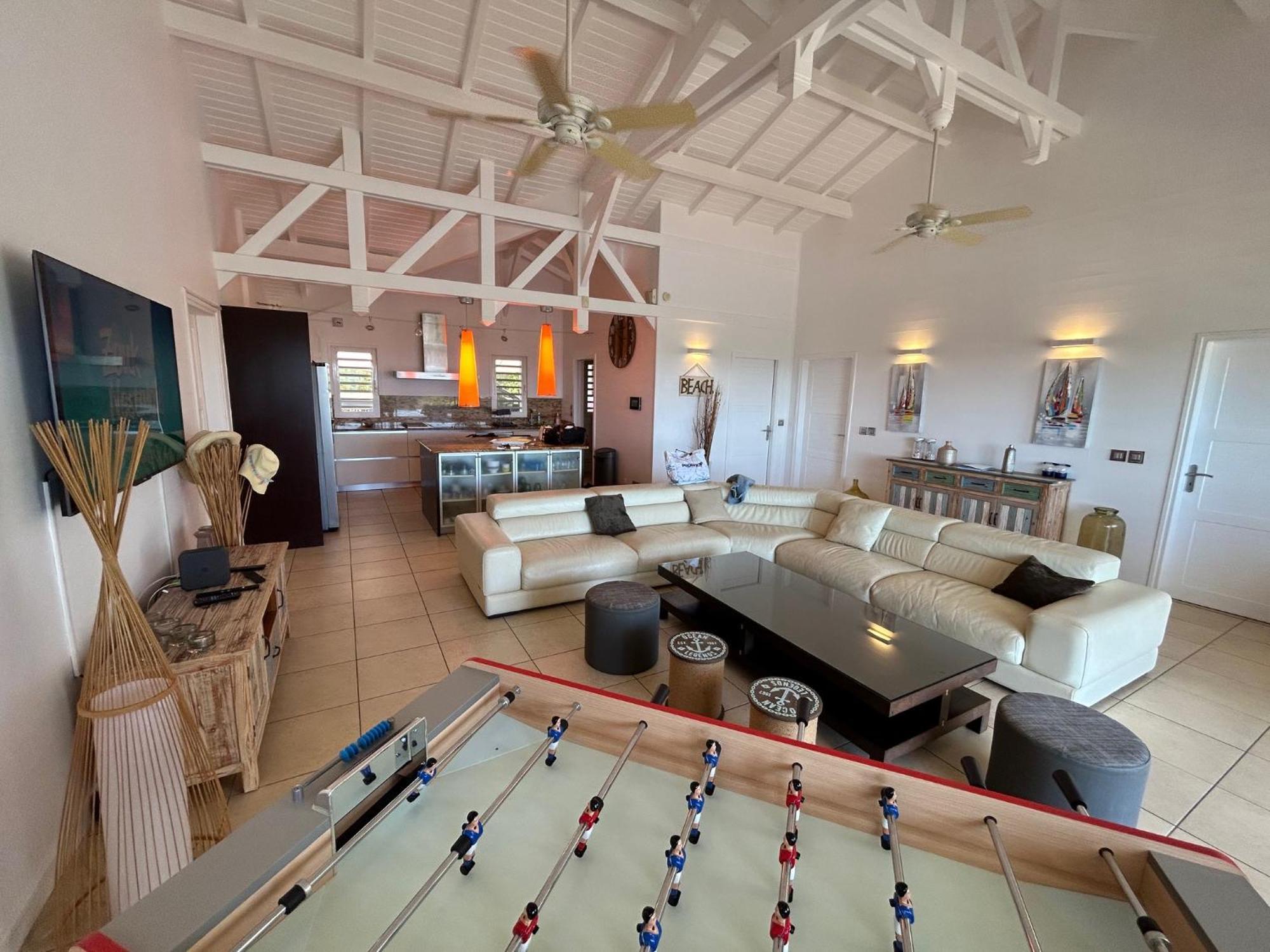 Villa Deluxe L'Hacienda Villa Vue Mer 180 Piscine Jacuzzi Proche Plage Marina Golf Pointe Des Chateaux Et Casino Jardin Clos Voyage Durable Saint-Francois  Exterior foto