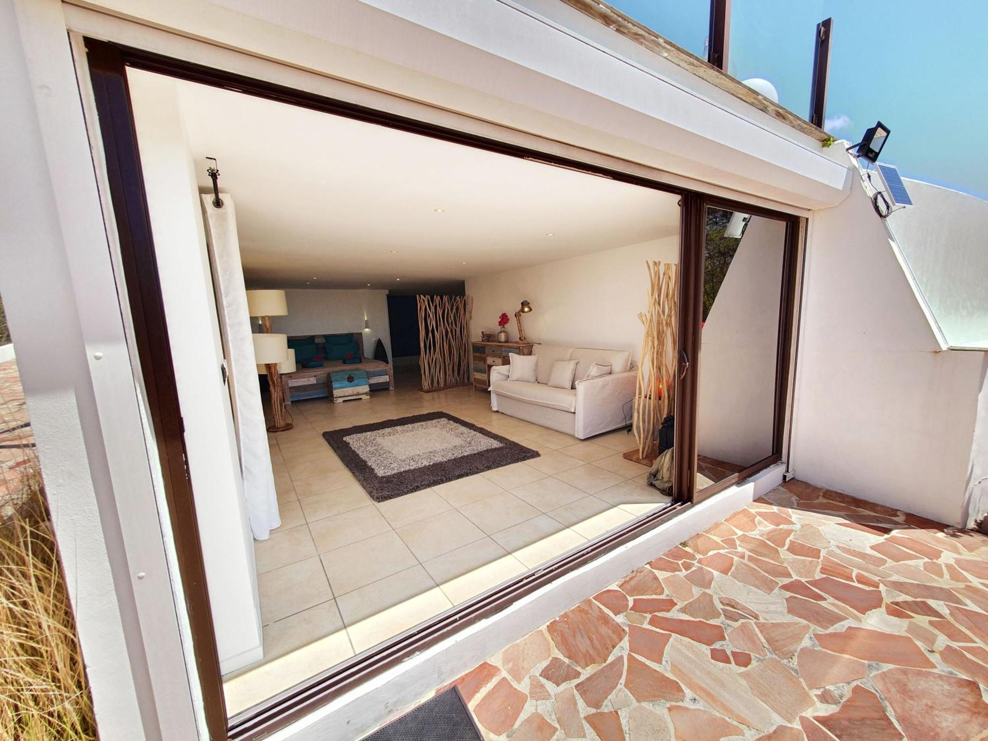 Villa Deluxe L'Hacienda Villa Vue Mer 180 Piscine Jacuzzi Proche Plage Marina Golf Pointe Des Chateaux Et Casino Jardin Clos Voyage Durable Saint-Francois  Quarto foto